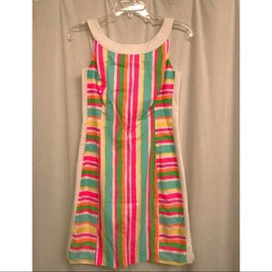 Lilly Pulitzer Darcy Stripe Shift Dress, Size 00